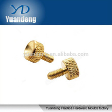 M4-0.7 brass knurled thumb screw